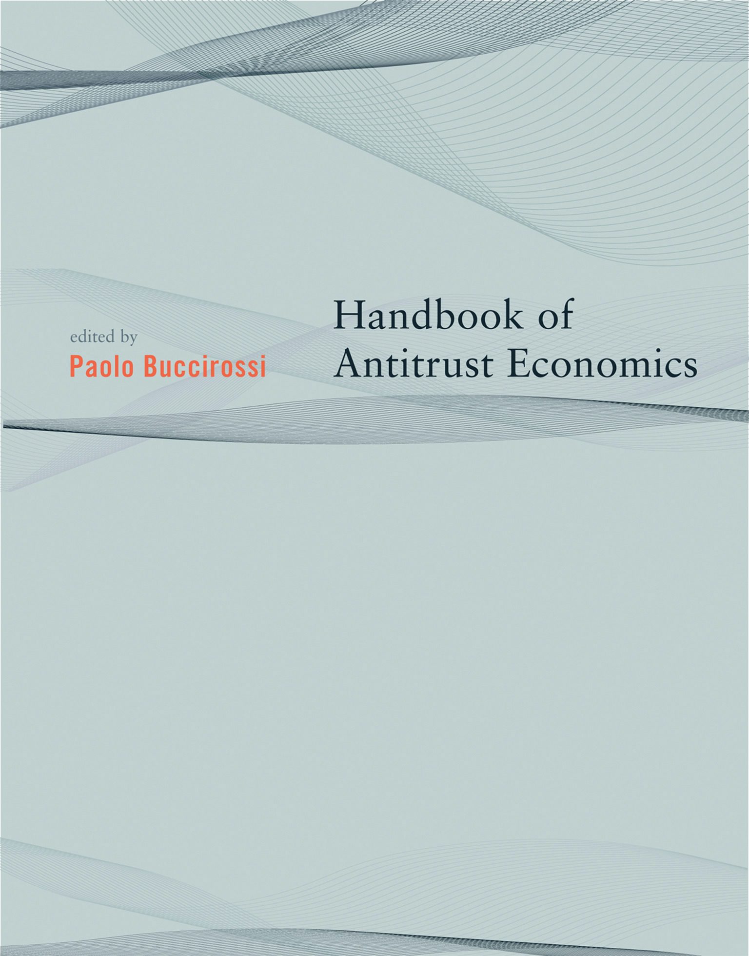 Handbook of Antitrust Economics