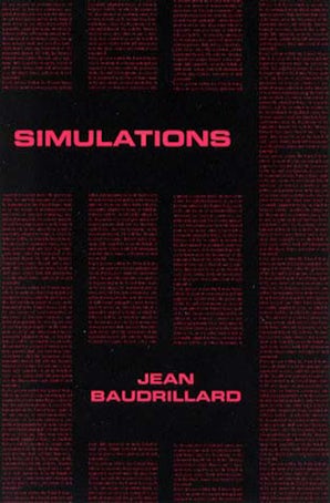 JEAN BAUDRILLARD Simulacra and Simulation 1994 Soft Cover 